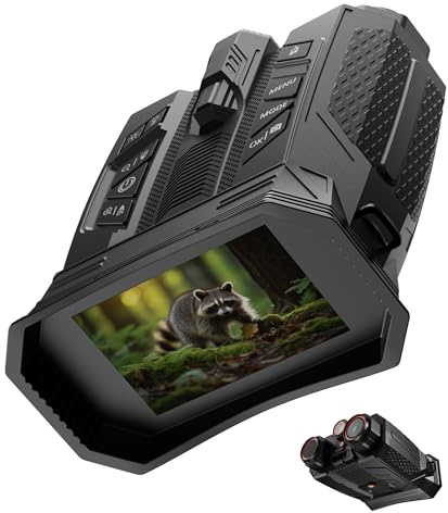 Zoomble Night Vision Air - Dispositivo per la visione notturna digitale, video 4K, ingrandimento 8-16x, obiettivo da 25 mm, portata IR 800 m