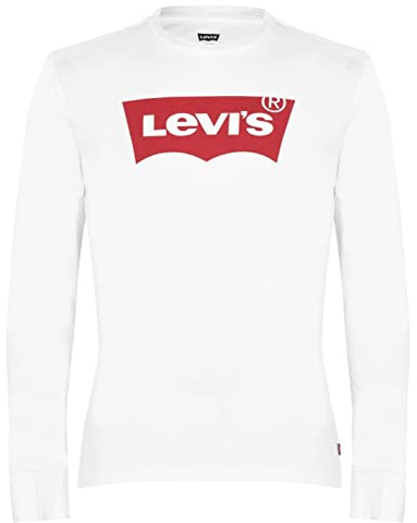 Levi's Long-sleeve Standard Graphic Tee T-Shirt, Blanco, L Hombre