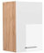 Vicco Hängeschrank R-Line, hängender Küchenschrank, Weiß Hochglanz/Goldkraft Eiche, 40 cm