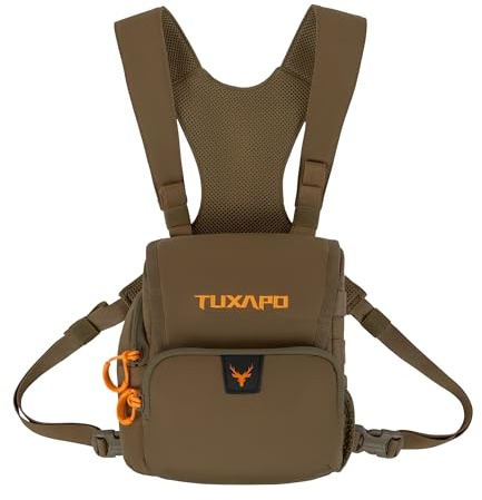 Tuxapo Binokulargurt mit Tasche für Bino Entfernungsmesser für Jagd, Wandern, Schießen