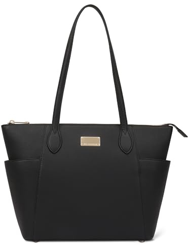 Paul Costelloe Genuine Leather Tote Bag for Women | Morava (Jet black)