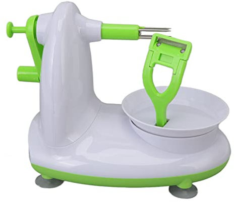 Pelamele, Affettatrice Pelamele Resistente e Resistente, Lame in Acciaio Inossidabile Ultra Affilate, Facile da Usare Pelapatate Rapido Multifunzione Pelapatate in ABS Durevole per(Tipo regolare)