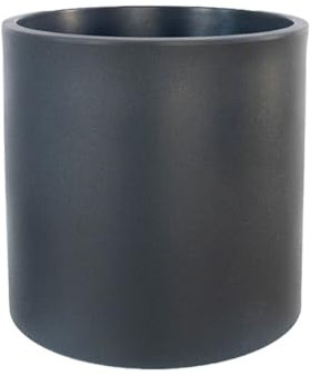 newgarden Hortensia Jardinière décorative Ronde pour l'intérieur et l'extérieur. Très résistant aux UV. jardinière pour Fleurs et Plantes fabriquée en polyéthylène en Espagne. (Anthracite, 50 cm)