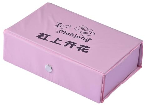 Juego De Mahjong Chino, 144 Azulejos, Traje De Mahjong, Juego De Familia De Chino Portátil Matar El Tiempo Aburrido Majiang para Adultos, Juegos De Mesa Tradicional Chinoi, Pequeños Juegos Divertidos