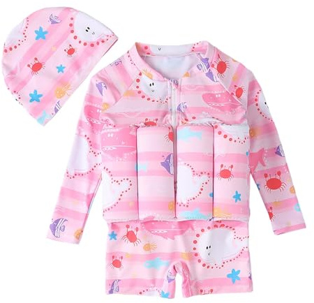 Maillots de bain pour garçons et filles avec imprimé de dessin animé, maillot de bain flottant, maillot de bain pour enfants, maillots de bain pour enfants, sports de plage, maillots de bain d'été