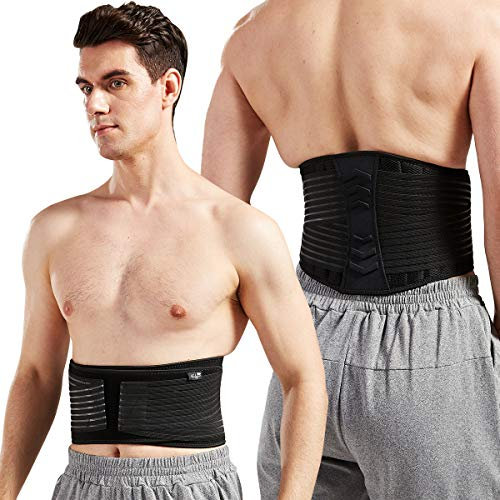 Bodyprox Lumbar Support Back Brace for Men and Women (Regular 28 - 50)