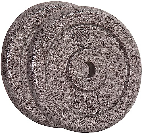 RIP X Pair of Standard 1 Weight Plates in Cast Iron - 5kg