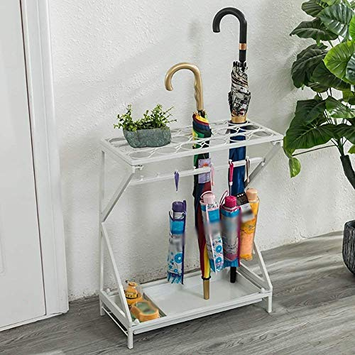 SENNIAN Umbrella Rack,Umbrella Barrel,Umbrella Base,Iron Art Umbrella Shelf, Household Creative Floor-Standing Rain Gear Canes/Walking Sticks Stand Storage Holder Umbrella Drain Rack,52 ×