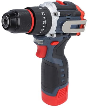 Trapano a batteria 18 V 2 vel. var., coppia 80 Nm, mandrino 10 mm, avvit. perc.