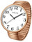 XIRUVE Gut Lesbar 43mm Gehäuse mit Große Ziffern Weißes Zifferblatt Edelstahl Zugarmband Damen Herren Analog Quarz Armbanduhr