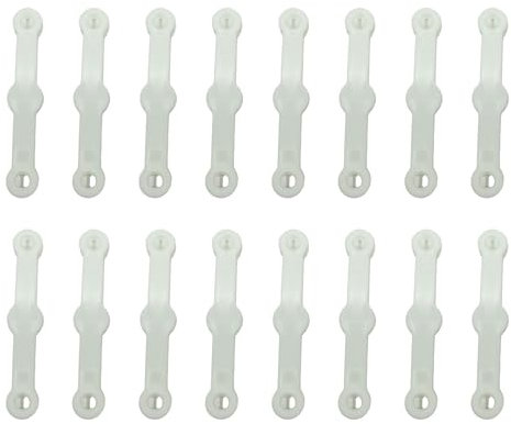 Supoion Juego de 10 fijadores de pantalla para ventana, no requiere taladrar, seguros y prácticos, soportes para pantalla de ventana, fácil de instalar