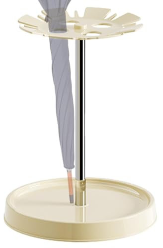 Zunishaone Porte-Parapluie Rond - Grand Présentoir avec 4 Fentes, Autoportant | Support de Rangement Stable pour Parapluies Longs et Courts, Parfait pour Couloirs, Salons et Entrées