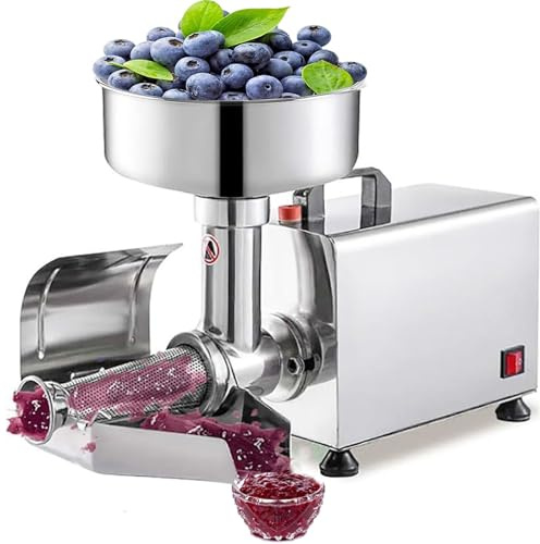 Moulin à Tomates éLectrique Presse Passoire électrique commerciale, fraiseuse, machine à sauce, presse-agrumes, acier inoxydable, extrudeuse d'aliments, aliments et fruits, pommes, baies, 22