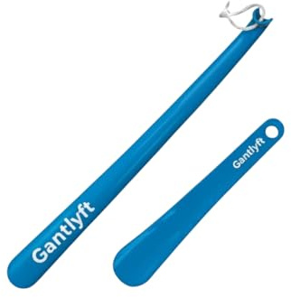 Gantlyft long, ergonomic shoehorn crafted with a smooth, sturdy handle for effortless and comfortable use by anyone
