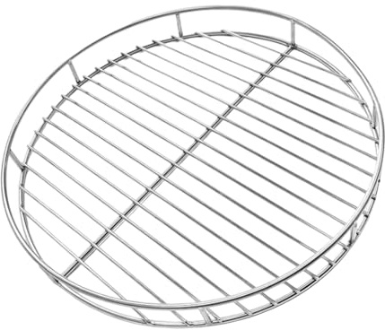 Grillställ – 24 cm rostfritt stål värmebeständig rund bricka, multifunktionellt grillställ för kylning, grillning, rostning, torkning och stekning | utomhuscamping, hemmakök, lägereld, restaurang
