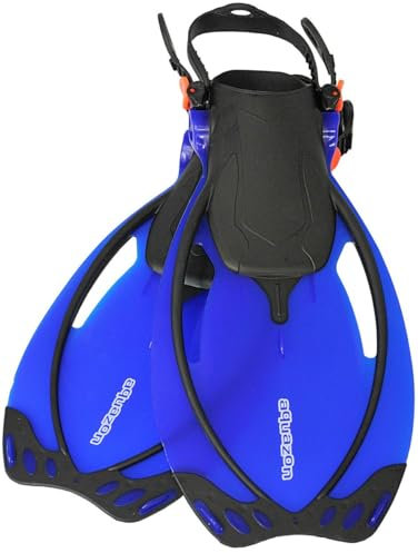 AQUAZON Sidney Verstellbare Flossen für Kinder und Jugendliche , Farbe:Blue, Größe:32/37