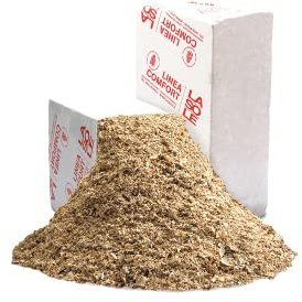 Copeaux de bois absorbants pour animaux box chevaux avicoles rongeurs terrariums secs litière haute qualité en balles de 400 litres (confort)