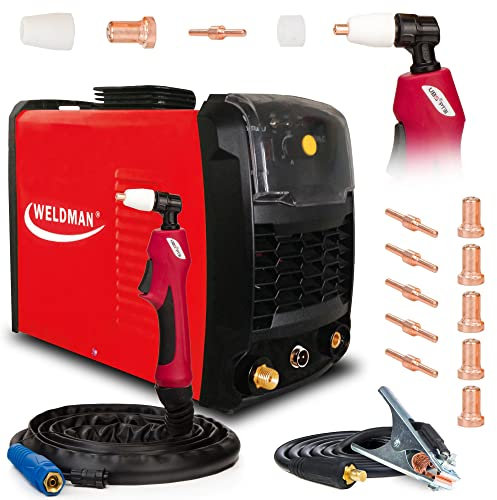 ALLWELD WELDMAN PLASMA 40 Plasmaschneider 230V 15-40A Cutting bis 12mm Schneidleistung, Set zum Auswählen:Premium