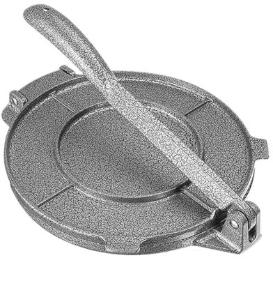 Leopacat Pressa per Tortilla in Alluminio, pressa per Farina con Manico Pieghevole Strumento la pressatura della Pasta Strumento Cucina Maker Chapati Perfetta per Torta di Mais, Burrito, Muffin,Taco