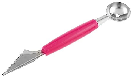 Acciaio inossidabile frutta decorazione coltello melone anguria dessert cucchiaio melone ballers gadget cucina