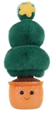 Apricot Lamb Sweet Christmas Tree Plant Plushies Stuffed Animals for Kids, Soft Cute Plush Toys for Baby Girl and Boy, Fluffy Sweet Christmas Tree Green