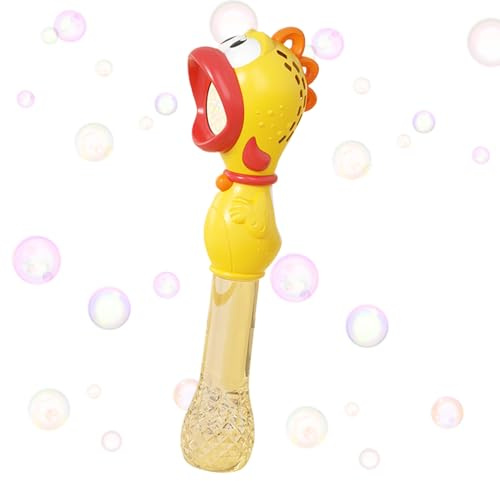 JIEBWCHA Bâtons à Bulles de Savon - Bâton à Bulles Portable Rechargeable - Jouet d'extérieur pour de 3 à 5 Ans - pour Fille de 3 à 5 Ans - Jardin et Camping