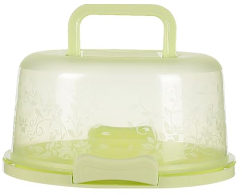 Duvcoywae Porta Tartas Con Tapa, Portador De Pasteles, Tartas Recipiente De PP, Caja Hermética De Cúpula Transparente Reutilizable Para Servir Exhibiciones De Fiestas, Para Tarta Y Pasteles