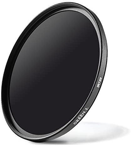 GREEN.L Filtre infrarouge 850 nm (R85) de 52 mm pour objectif d'appareil photo