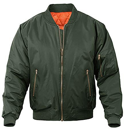 MAGNIVIT Thick Bomber Jacket for Men Winter Military Jacket Street Coat