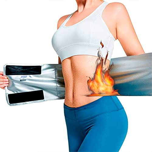 HYSENM Sauna Legging Damen Jogginghose Yogahose Hohe Taille Schwitzhose Frauen Saunaanzüge Fitnessgürtel Damen Bauchweggürtel Beschleunigt Fettverbrennung Schwitzen Training Jogging