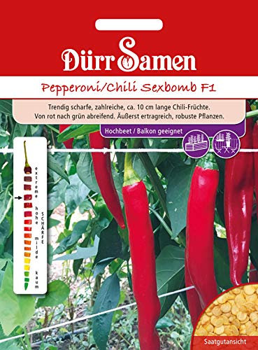 Dürr Samen 4440 Peperoni/Chili Sexbomb F1 (Peperoni- und Chilisamen)