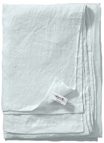 elegante Halbleinen Betttuch Breeze Farbe Salbei Größe 260x260
