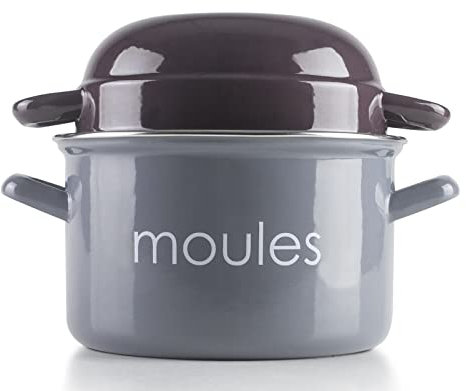 IBILI 914618 Olla para mejillones berenjena 18 CM