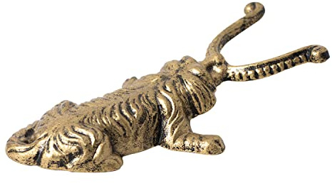 TICKCACY Dog Shape Boot Jack, Vintage Cast Iron Cowboy Boot Puller for Cowboy Boots, Unique Designed Shoe & Boot Remover, Shoe Remover Boot Puller, 5.1 W x 10 L, Gold