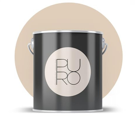 livingwalls PURO C7014 - Pintura de pared con muy alta opacidad, color interior mate de alta calidad, color beige - 5 l