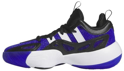 adidas Unisex Kids Trae Unlimited Shoes, Lucid Blue/core Black/Cloud White, 4 UK