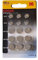 Kodak Xtralife Alkaline 15 x 1.5V Button Cell Batteries Coin Watch Key Mixed AG