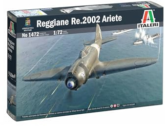 Italeri 1472 Reggiane Re.2002 Ariete, Scala 1:72, Plastic Model Kit/Modello in plastica da montare