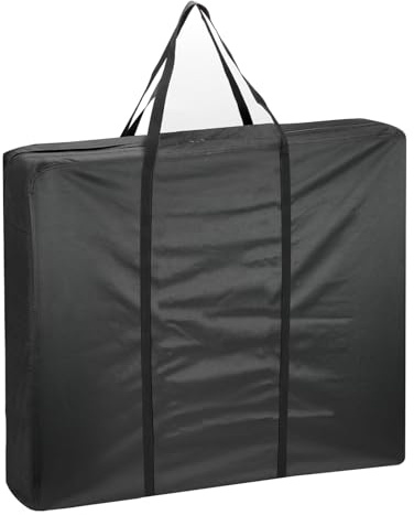 Velfree Bolsa de almacenamiento plegable para mesa de camping, bolsa de mesa plegable de tela Oxford 600D, bolsa de transporte para pícnic, bolsa de almacenamiento impermeable para mesa de jardín, 94