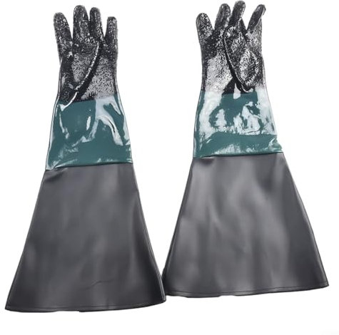 JoyousMall Sand Blasting Gloves, Work Safety Equipment Gloves For Sandblaster Sand Blast Cabinet