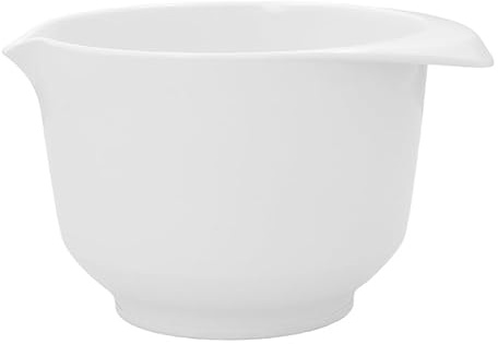 RBV Birkmann, Colour Bowls 710146 Bol mélangeur et de service, blanc laiteux, 14,5 × 18 × 11 cm – 1 l, PET recyclable, résistant aux rayures, passe au lave-vaisselle et au micro-ondes