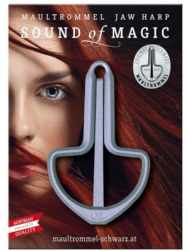 Schwarz SH-8 Jaw Harp – Handcrafted Austrian Mouth Harp – Individual #8 – Durable Brass & Spring Steel – Traditional Half-Moon Design for Folk, Jazz & Modern Music