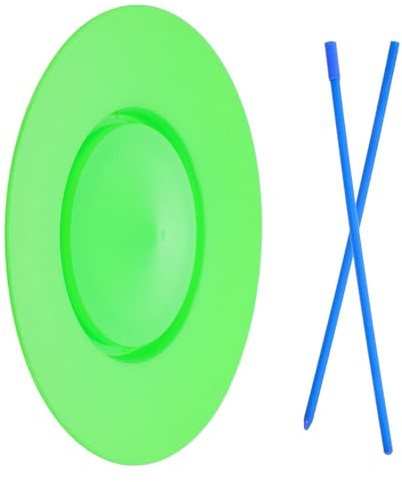 ifundom Assiettes de Jonglage Légères et Durables pour Spectacles Artistiques Jeu Équilibre pour Débutants de Plaques Rotatives pour Coordination et Performances Extérieur