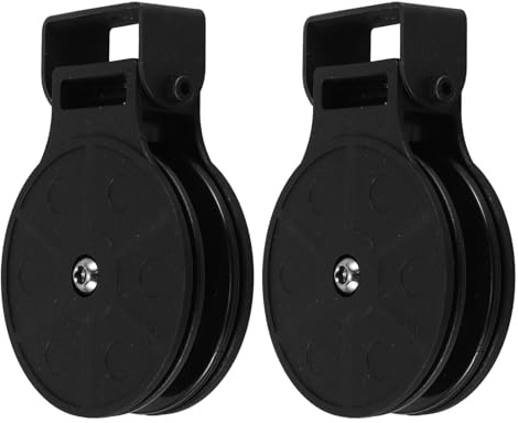 MUSISALY Puleggia per Cavi Fitness in Nylon Cuscinetti Set da 2 Pezzi per Palestra Domestica Serie di Carrucole per Riabilitazione Arti Superiori e Allenamento Muscolare
