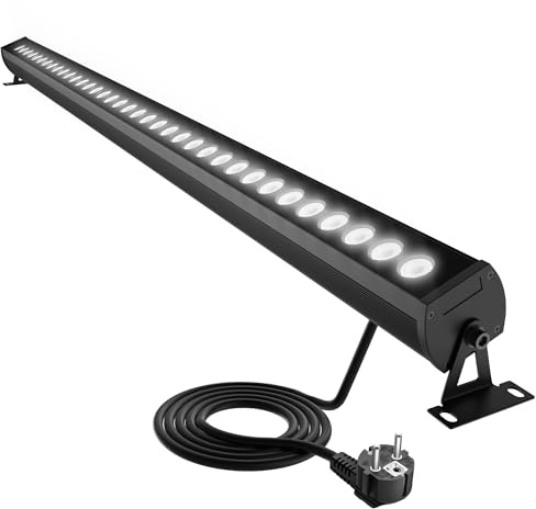 Yotivki Faretto LED Esterno 6000K IP65 – Barra LED 1m con Staffa Regolabile a 360°, Cavo 2m Plug&Play – Super Luminosa e Heavy Duty”