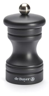 MARLUX De Buyer -C040.100404 - Macinino in Ceramica, 10 cm, Colore: Nero Opaco