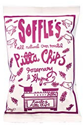 Soffles Rosemary & Thyme Pitta Chips Classic Bag, 60 g