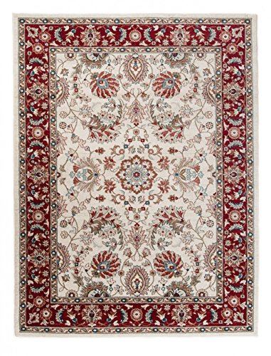 Carpeto Rugs Tappeto 250 x 350 cm rosso beige Orientale Classico Ornamenti Emirat Collezione
