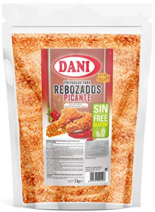 Dani - Preparado para rebozados SIN GLUTEN picante - Bolsa de 3 Kg
