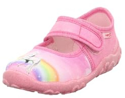 Superfit Mädchen und Jungen Klassische Ballerinas Bonny, Kinder Flats, Weite: M IV, Freizeitschuhe, Ballerinen, Pumps, Halbschuhe, ROSA (540), 31 EU